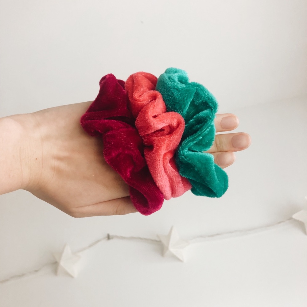 3 Scrunchies Bundle FUCHSIA
